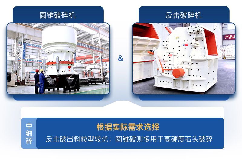 反擊破和圓錐破廠家現貨圖 反擊破和圓錐破廠家現貨圖