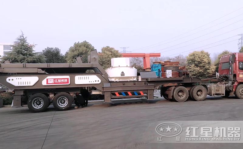 移動式新型制砂機械適應(yīng)性強，可在惡劣環(huán)境中正常工作