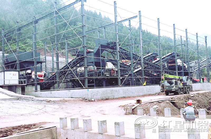 廣元客戶環保現場，正在建設中