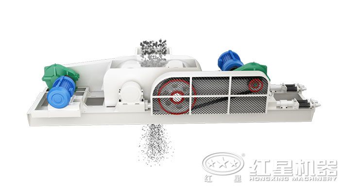 對輥式破碎機生產(chǎn)細沙