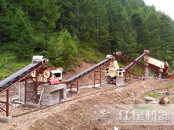 85tph歐版礦石破碎機(jī)現(xiàn)場圖