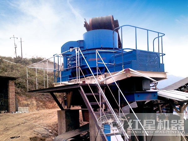 HVI、TK、HX制砂機現場作業圖