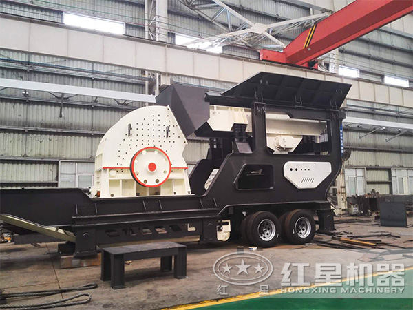 650t/h車載式碎石機(jī)廠區(qū)