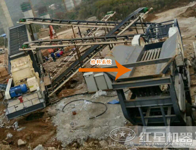 流動粉砂機(jī)的給料系統(tǒng)