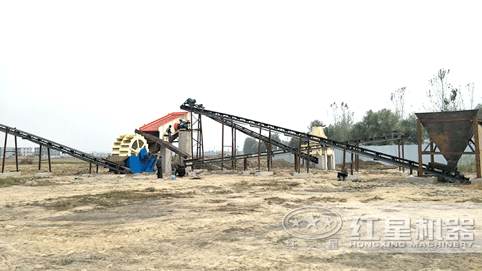 固定式作業(yè)的全套機(jī)制砂生產(chǎn)線 固定式作業(yè)的全套機(jī)制砂生產(chǎn)線