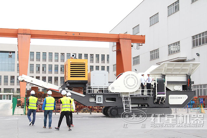 用戶參觀建筑垃圾處理設備 用戶參觀建筑垃圾處理設備